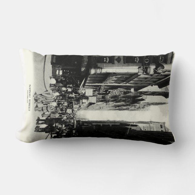 Coussin Rectangle 1905, rue Nassau, New York (Recto)