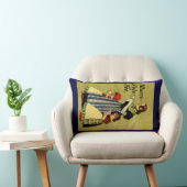 Coussin Rectangle 1915 Profitez du thé Marco Polo (Chaise)