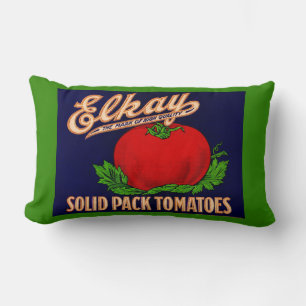 Coussin Rectangle 1930 Elkay Solid Pack Tomates peut imprimer étique