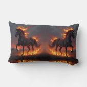 Coussin Rectangle « 2026 – L'année du cheval de feu » (Verso)