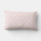 Coussin Rectangle 20e Anniversaire de Mariage Damassé Rose et Blanc (Verso)