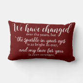 Coussin Rectangle 50e anniversaire de mariage (Verso)