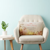 Coussin Rectangle 50e anniversaire de mariage, que le Seigneur bénis (Chaise)