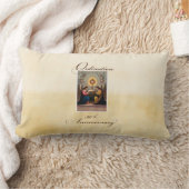 Coussin Rectangle 50e anniversaire d'ordination Anges à l'autel (Couverture)