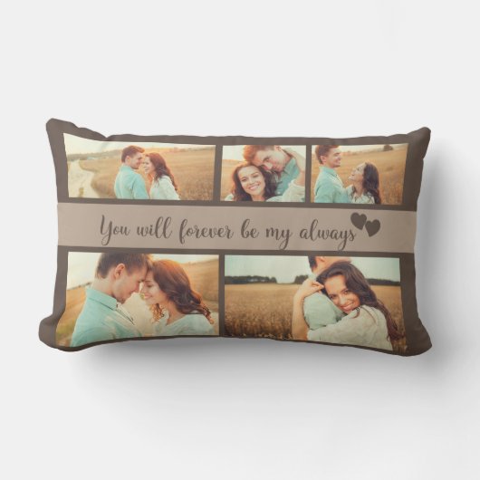 Coussin Rectangle 5 Citation Amour Mariage Fiançailles photo (Recto)