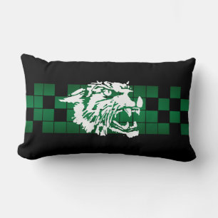 Coussin Rectangle 5 Wayland Union Wildcats