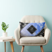 Coussin Rectangle 65e anniversaire de l'élégant Mariage Blue Sapphir (Chaise)