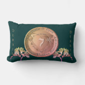 Coussin Rectangle 7e anniversaire Mariage Frésis en cuivre (Recto)