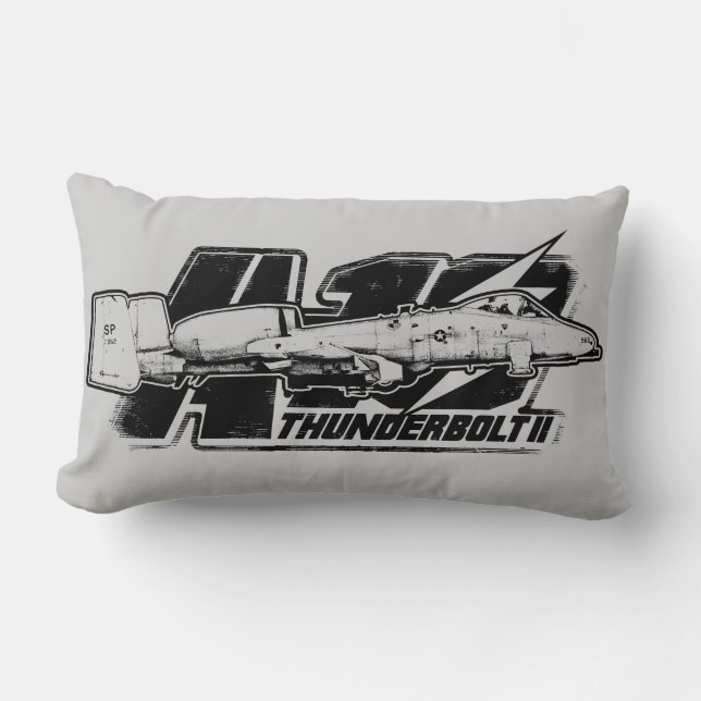 Coussin Rectangle A-10 Thunderbolt II Throw Pillow Pillow Pillow (Recto)