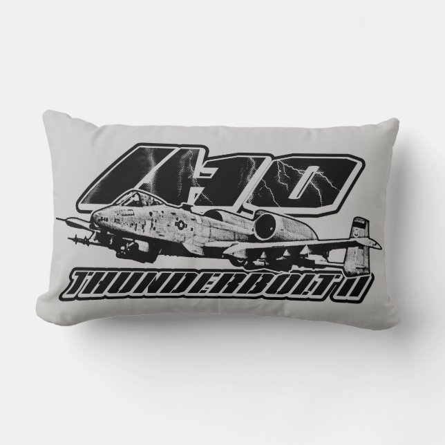 Coussin Rectangle A-10 Thunderbolt II Throw Pillow Pillow Pillow (Recto)
