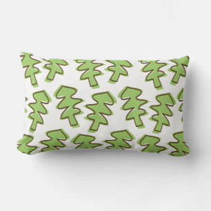 Coussin Rectangle à motifs arborescents