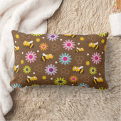 Coussin Rectangle Abeille & Fleurs (Couverture)