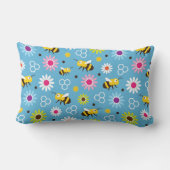 Coussin Rectangle Abeille & Fleurs (Verso)