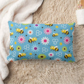 Coussin Rectangle Abeille & Fleurs (Couverture)