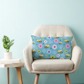 Coussin Rectangle Abeille & Fleurs (Chaise)