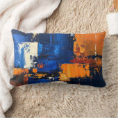 Coussin Rectangle Abstract Expressionist Pillow Cover Design (Couverture)