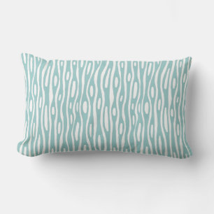Coussin Rectangle Abstrait 280314 - Vert clair sur blanc