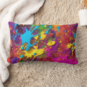 Coussin Rectangle abstrait 3D -