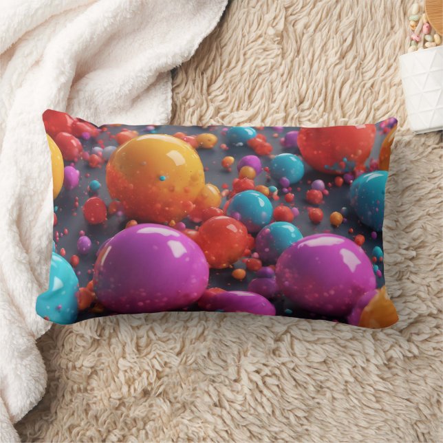 Coussin Rectangle abstrait 3D - (Couverture)