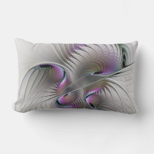 Coussin Rectangle Abstrait moderne Shy Imaginaire Figure Fractal Art