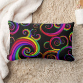 Coussin Rectangle Abstrait - Spirales - À l'intérieur d'un clown (Couverture)