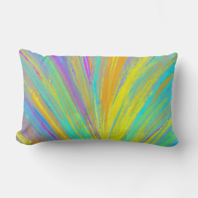 Coussin Rectangle Abstrait Tropical Summer Fun (Recto)