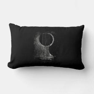 Coussin Rectangle Acoustique Guitare Player Six String Rock & Roll
