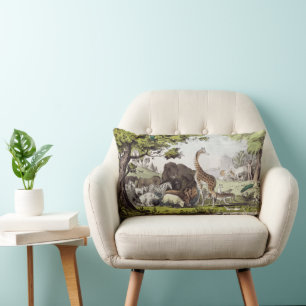 Coussin Rectangle Adam nomme les créatures
