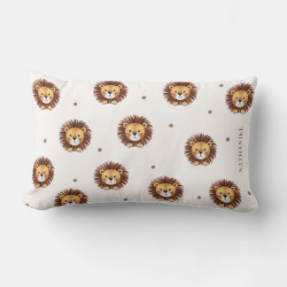 Coussin Rectangle Adorable lion motif pépinière
