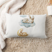 Coussin Rectangle Adorable Sleeping Rabbits Cushion – Cute & Cozy Bu (Couverture)