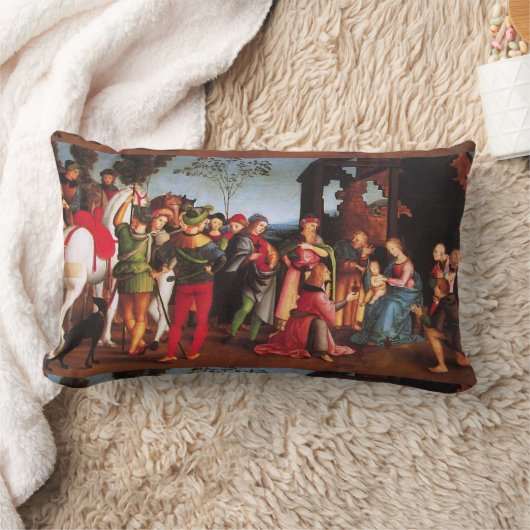 COUSSIN RECTANGLE ADORATION DE LA MAGI (Couverture)