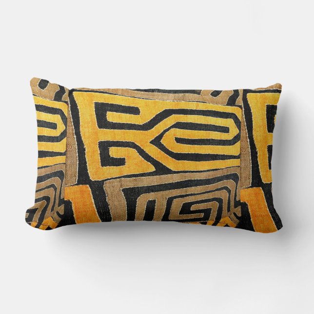 Coussin Rectangle Africain contemporain (Recto)