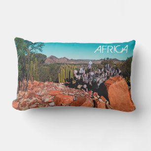 Coussin Rectangle Afrique Désert Paysage Nature Cactus Plantes