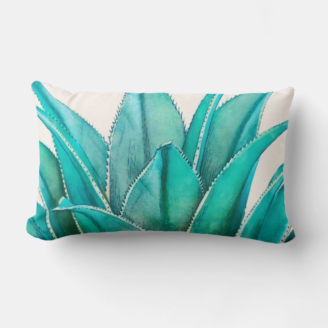 Coussin Rectangle Agave (Recto)