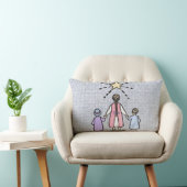 Coussin Rectangle Ah! Ah! Petite Étoile de Nuit Comptine de Nursery (Chaise)