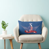 Coussin Rectangle aigle américain (Chaise)