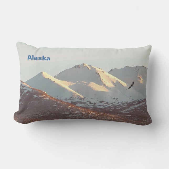 Coussin Rectangle Aigle d'hiver (Recto)