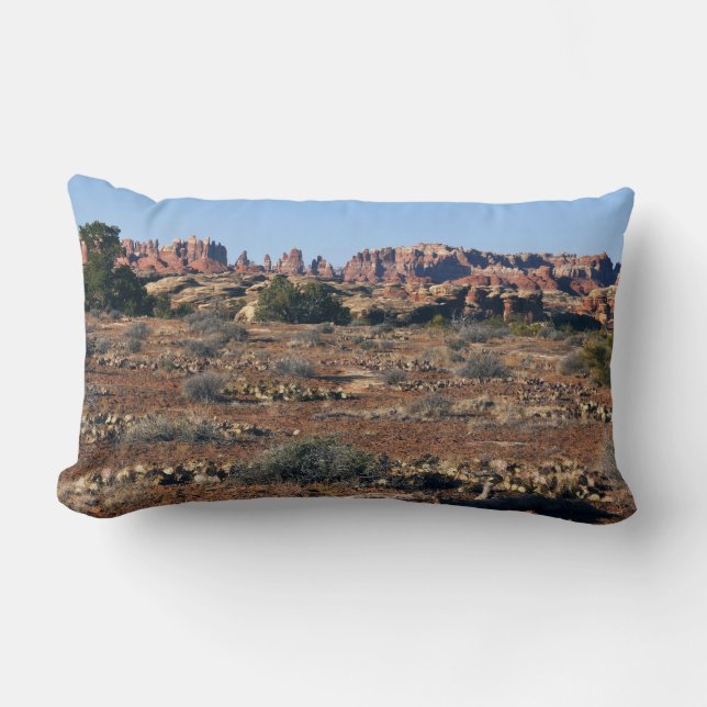 Coussin Rectangle Aiguilles du sentier de Pothole Point à Canyonland (Recto)