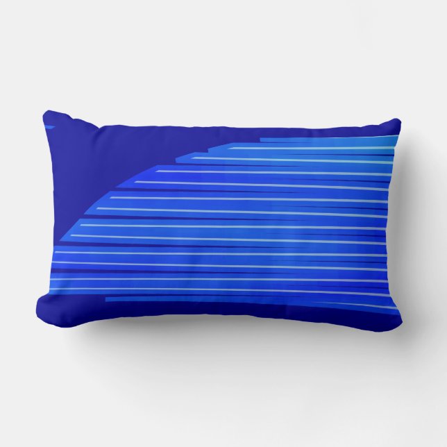Coussin Rectangle Ailes givrées par bleu (Recto)