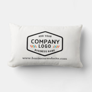 Coussin Rectangle Ajouter Business Logo et site web Moderne Guesthou