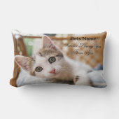Coussin Rectangle Ajouter Des Animaux De Compagnie Nom Photo Forever (Recto)