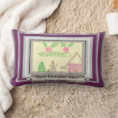 Coussin Rectangle Ajouter un dessin enfant avec cadre couleur person (Couverture)