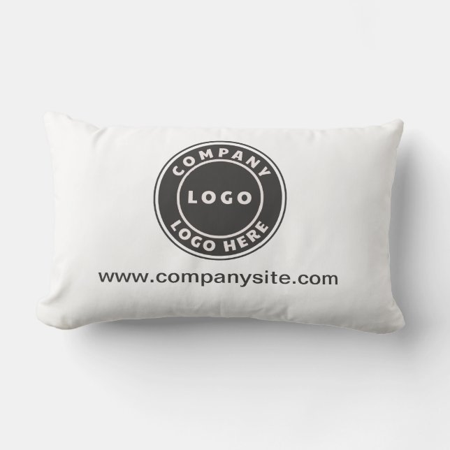 Coussin Rectangle Ajouter un logo d'entreprise et un showroom de sit (Recto)