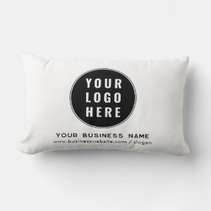 Coussin Rectangle Ajouter votre logo d'entreprise et site Web d'entr