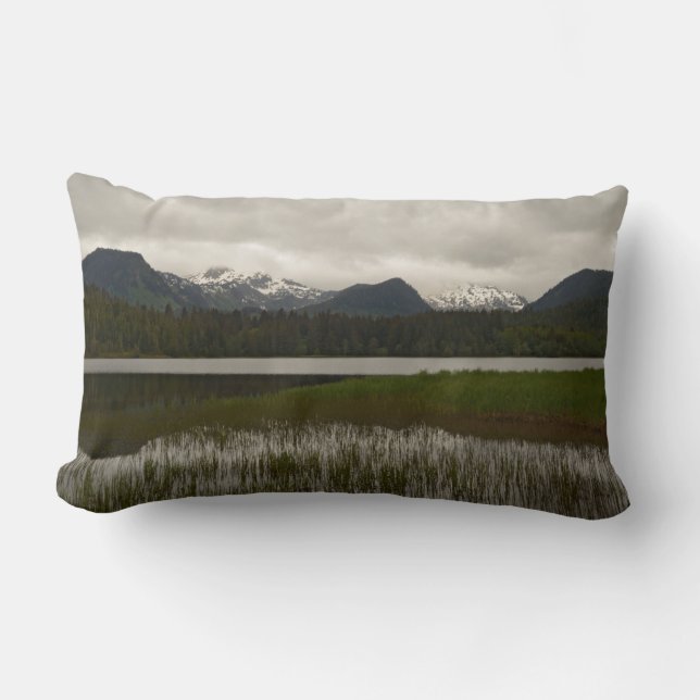 Coussin Rectangle Alaska Pure Vue Pittoresque. (Recto)