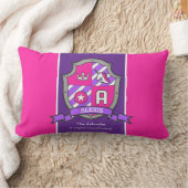 Coussin Rectangle Alexis Un nom signifiant licorne de crête rose (Couverture)