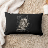 Coussin Rectangle Alice dans la grunge folle de chapelier du pays (Couverture)