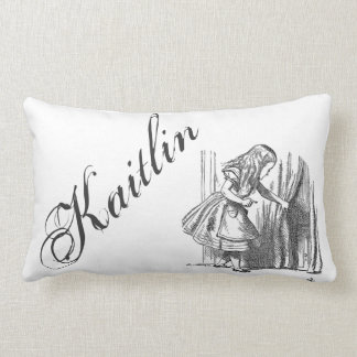 Coussin Rectangle Alice vintage dans l'antiquité nommée faite sur