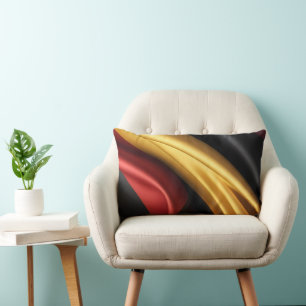 Coussin Rectangle Allemagne drapeau texture soie