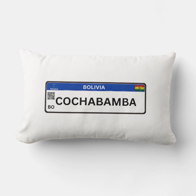 Coussin Rectangle Almohada Cochabamba Mercosur (Recto)